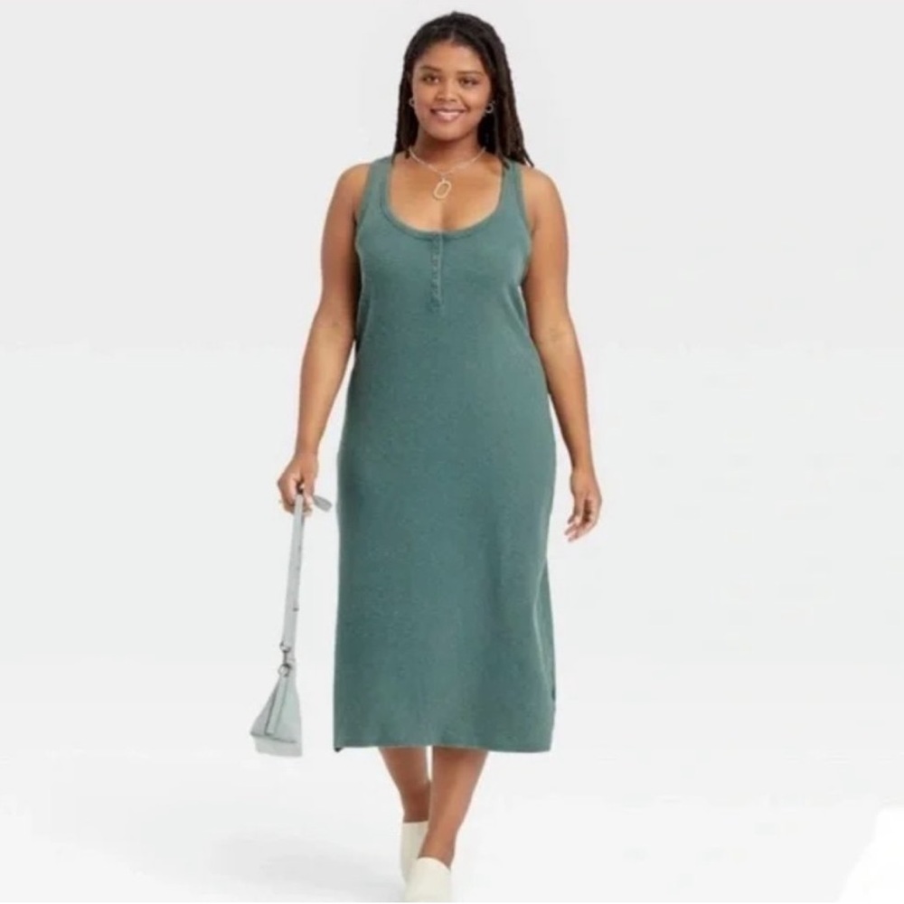 Universal Thread Green Tank Dress